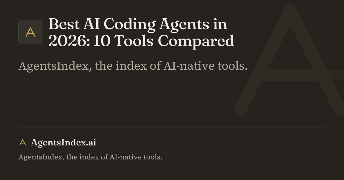 Best AI Coding Agents in 2026: 10 Tools Compared