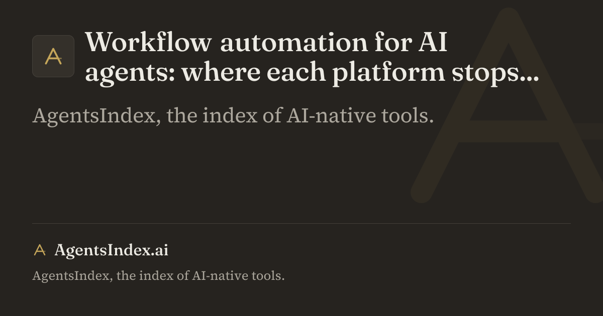 Workflow automation for AI agents: where each platform stops being free
