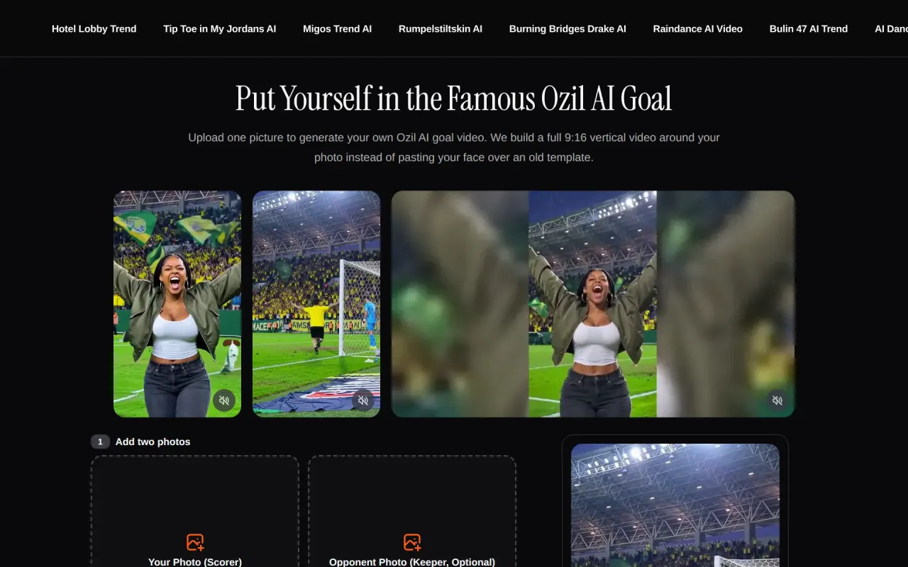 Screenshot of OzilGoal