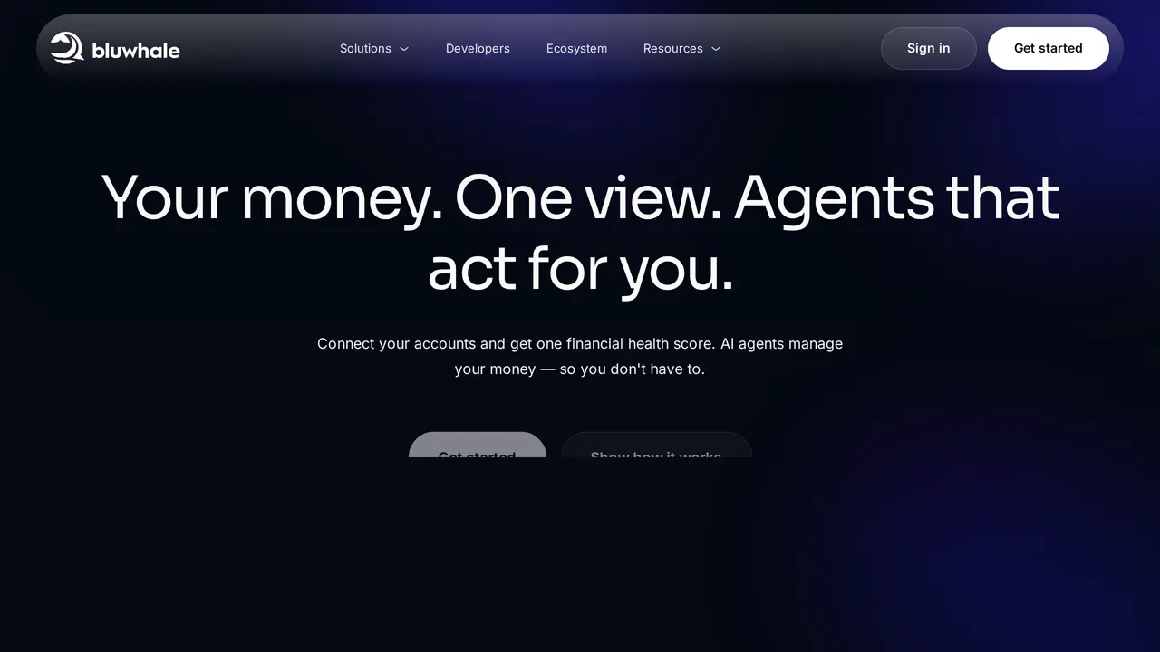 Screenshot of Bluwhale