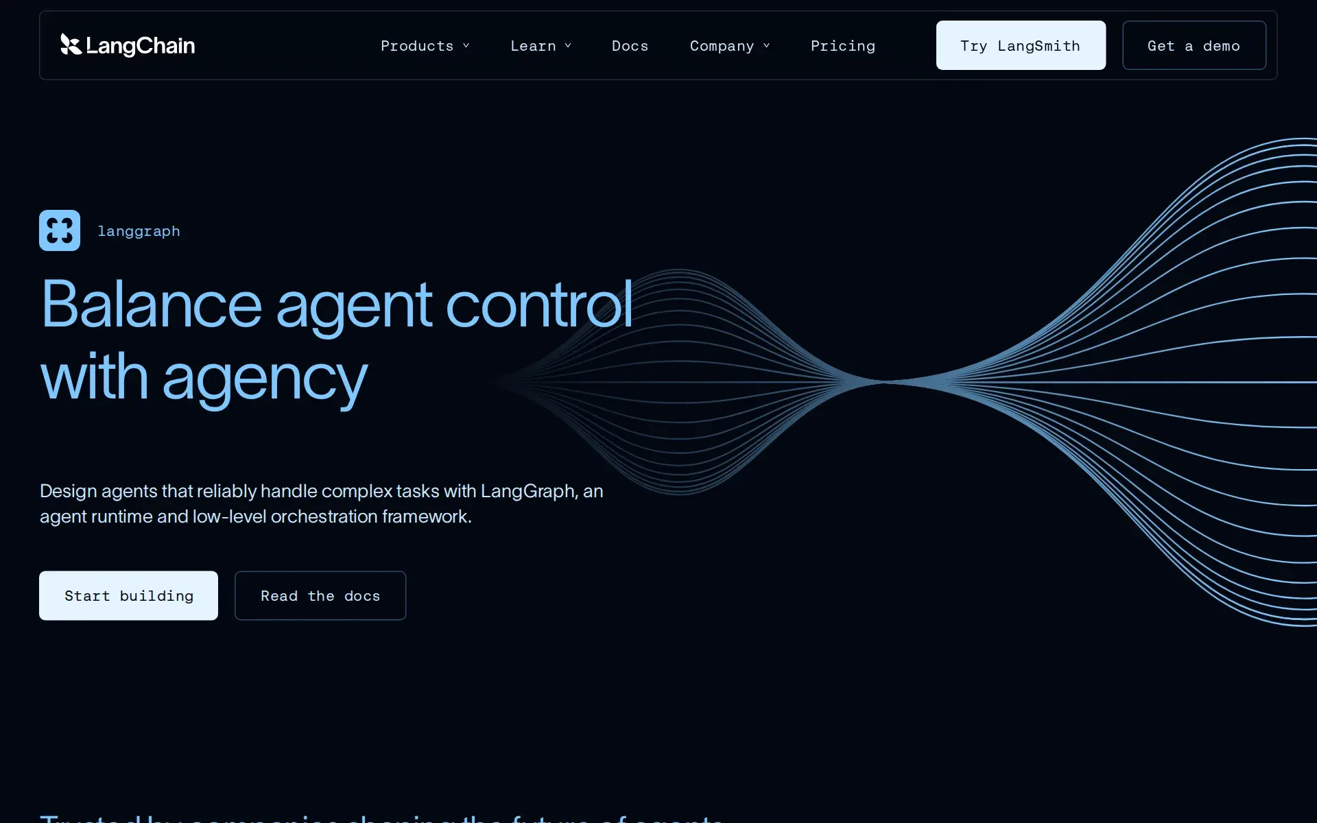 Screenshot of LangGraph