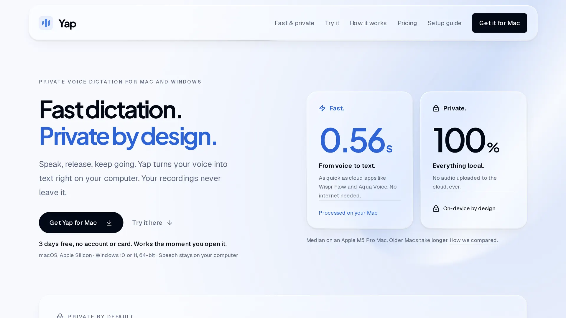 Screenshot of Yap
